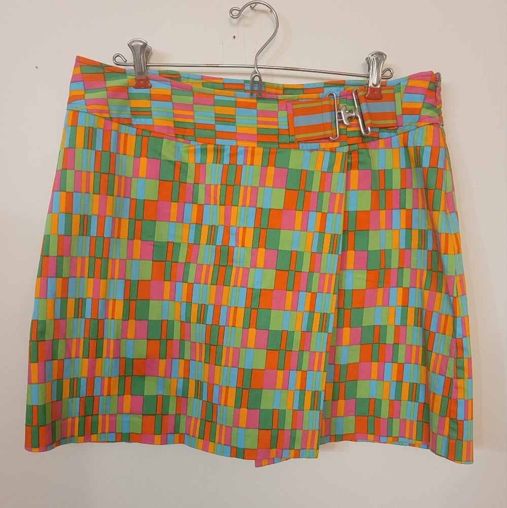 Liz Claiborne multicolor golf skort size 12